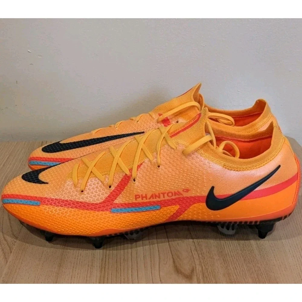 Nike Phantom GT2 Elite DF SG-Pro AC Laser Orange Cleats Men's‎ 13 DJ8042-809